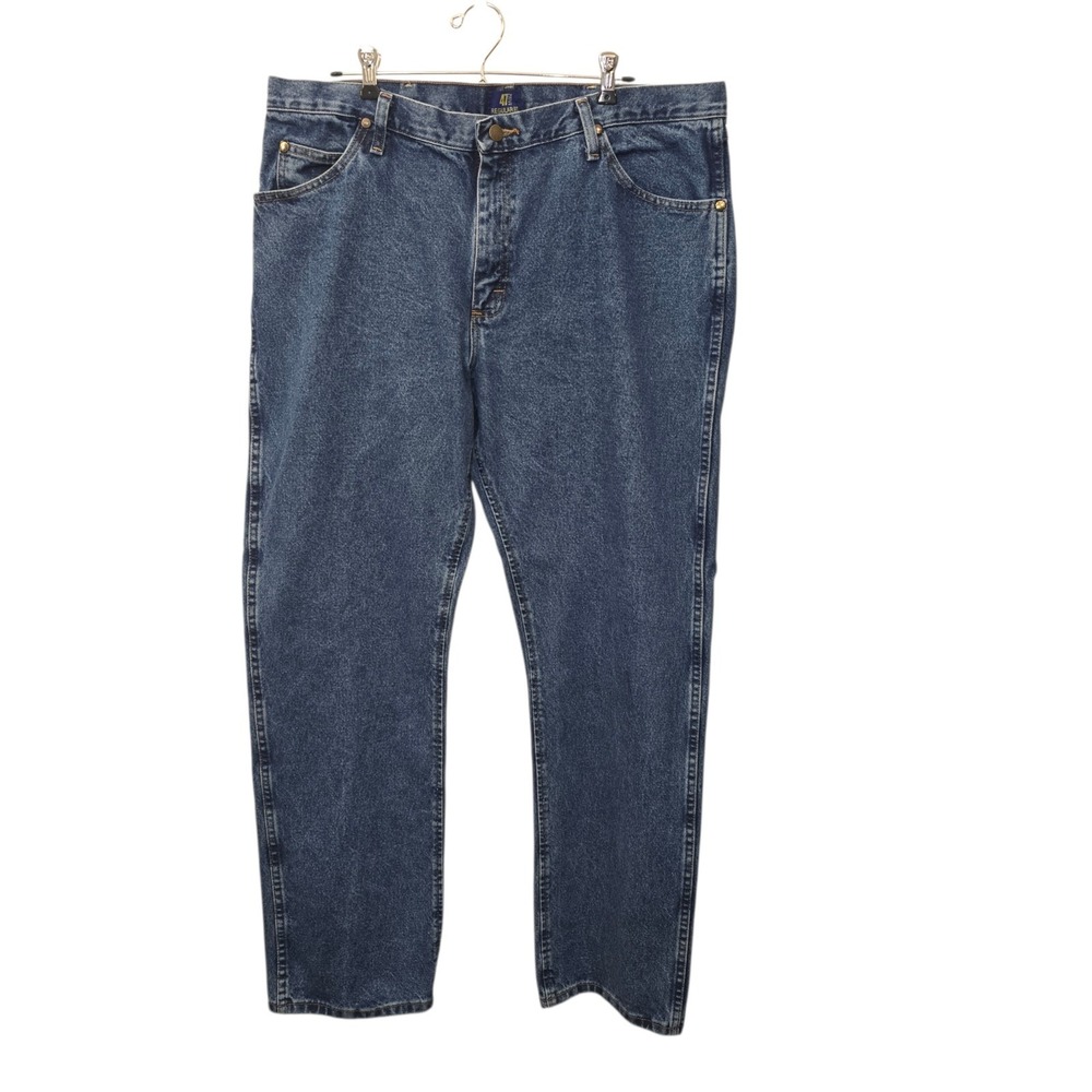 Wrangler Jeans Mens 38x32 Blue Regular Fit Cowboy Cut Western Rodeo 47MWZ